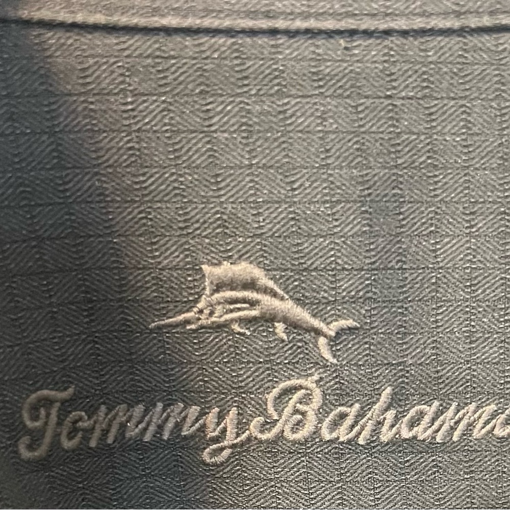 Tommy Bahama Forest Green Casual Button Down Shirt - Picture 5 of 7